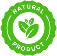 100 percent natural badge